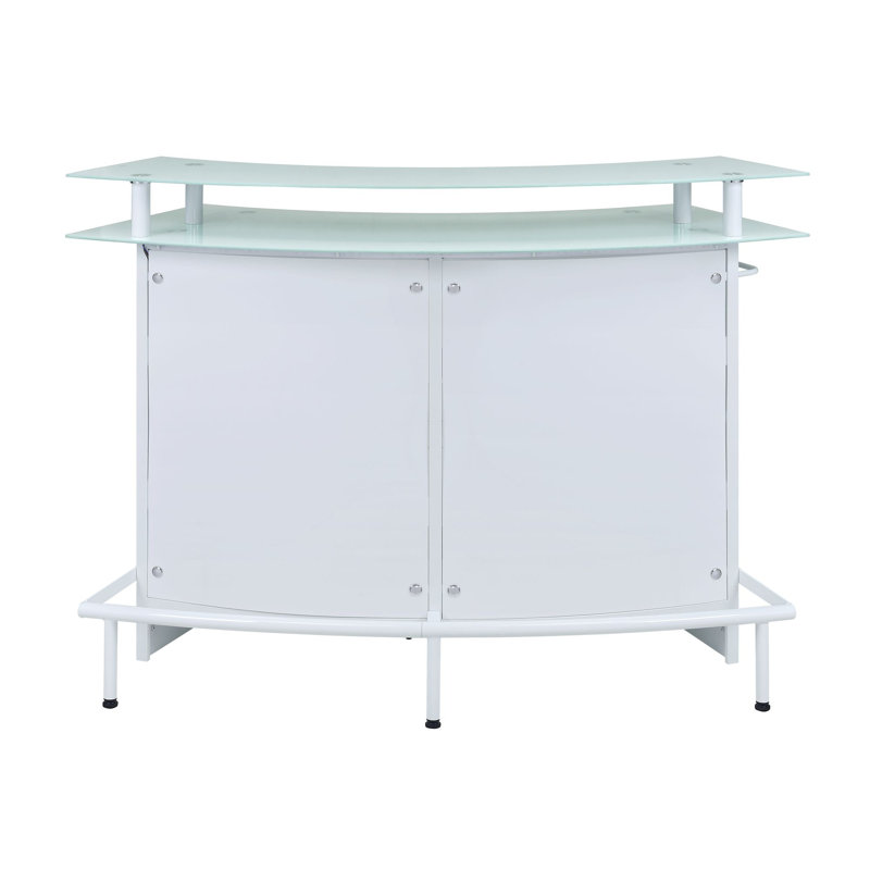 Table de bar blanche, Blanc