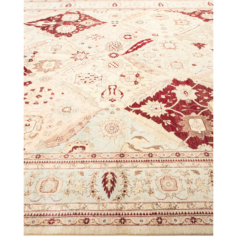 Classic One-of-a-Kind 9' 3" X 11' 10" Hand Knotted Area Rug