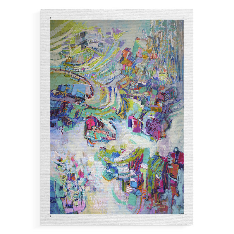 «Gathering up the Goddess II», impression sur toile seulement - non encadrée, H 48 po x l 32 po
