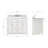 Abbate 42" Single Bathroom Vanity with Carrara White Marble Top-85364119