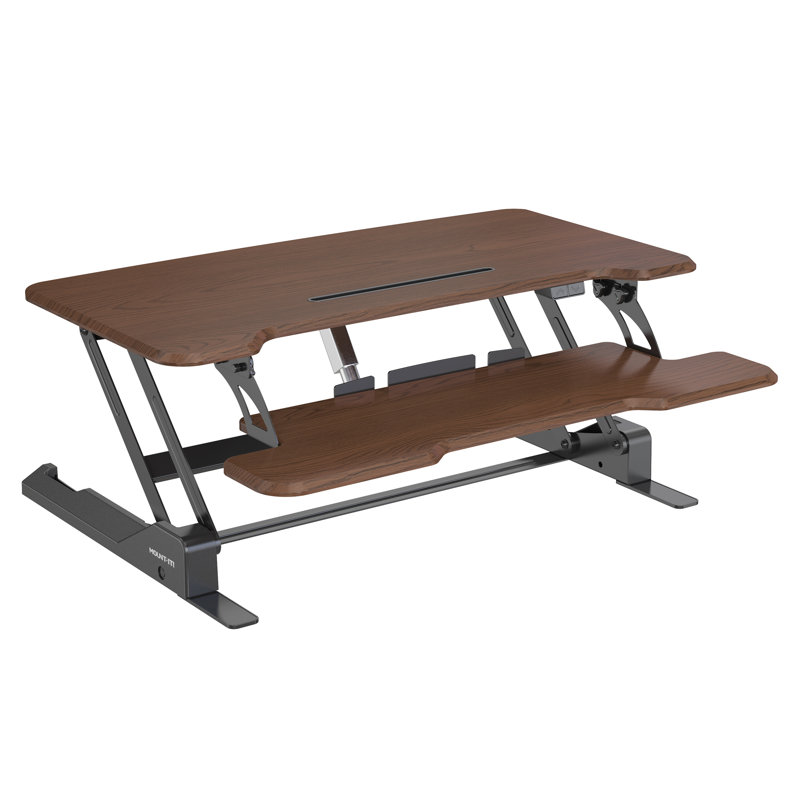 Convertisseur de bureau rectangulaire à hauteur ajustable de l 38 po