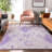 Premium Machine Washable Prisco Purple Rug-466512713