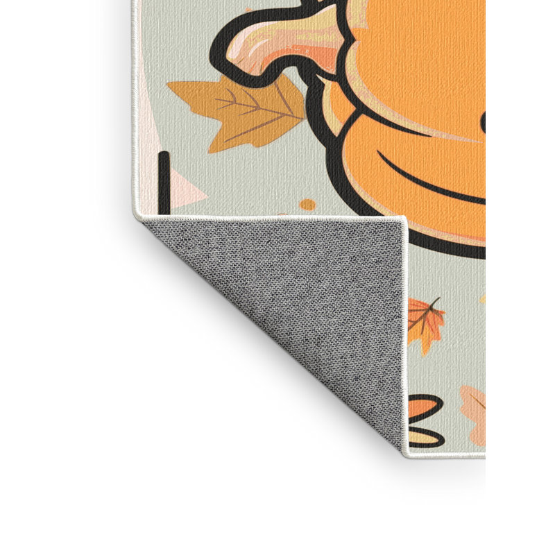 Tapis de Noël lavable The Holiday Aisle®, Rectangle 6 pi x 9 pi
