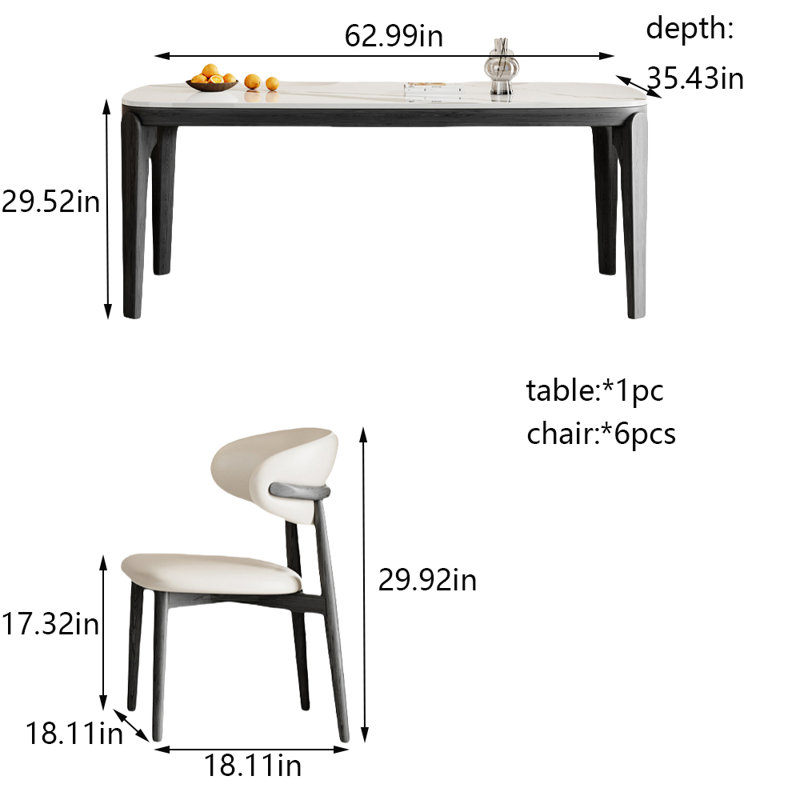 Table de salle à manger Modern