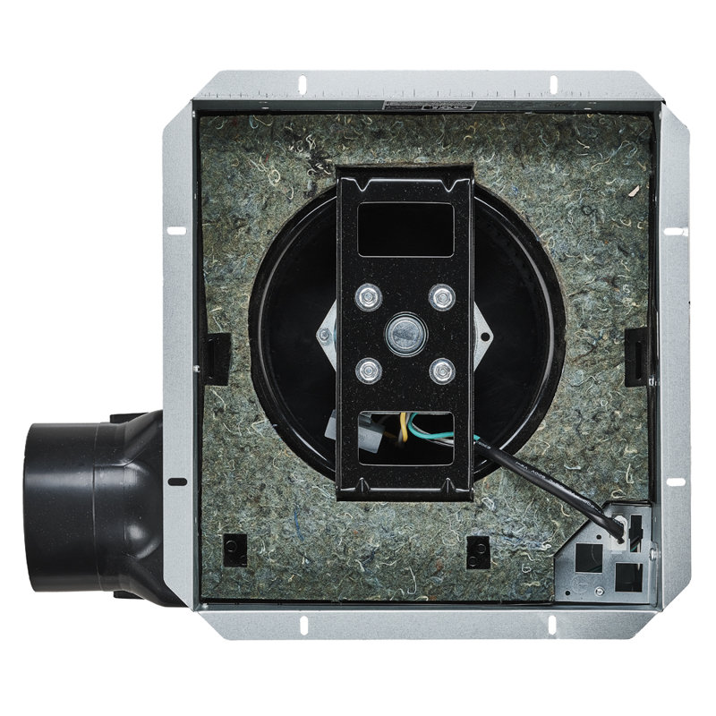 White Slim Fit Ceiling Mounted Exhaust Fan with LED Light