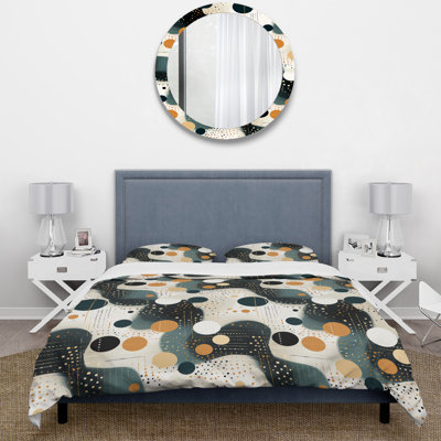 Industrial Chic Polka Dots Pattern I Duvet Cover