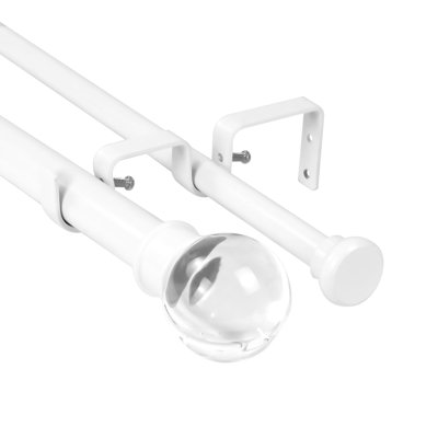 Tringle à rideaux double Bradberry