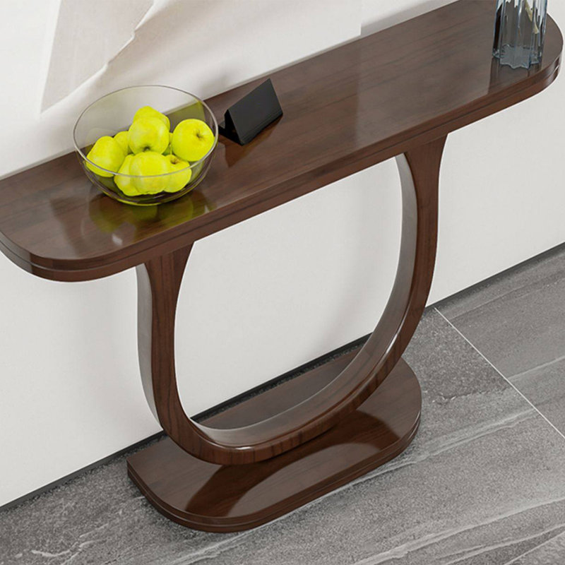 Console minimaliste en bois massif, 33.46" H x 47.24" W x 9.06" D