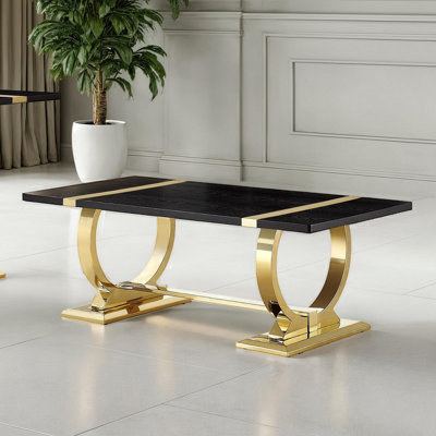 Table basse rectangulaire 1 pièce Trestle Base