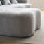 Canapé modulaire en L à compression complète avec méridienne incurvée, canapé modulaire en chenille, haute densité pour le salon en appartement-1968849219