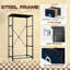 Commode pour chambre à coucher avec 4 tiroirs de rangement Casque nautique Casque de boussole Phare de style rustique Ancre de plage Commode à commode en acier