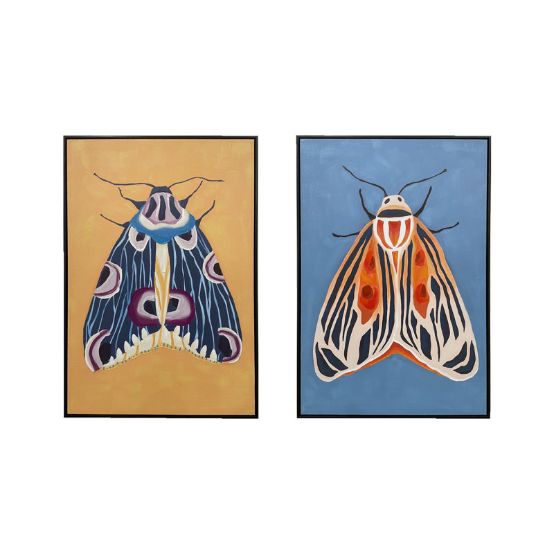 ABSTRACT SET 2 CANVAS - 2 Piece Wrapped Canvas Painting Set