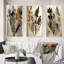 «Dried Vintage Wildflowers III», 3 pièces sur toile-1770130177-1770130206