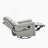 Modern Manual Recliner Swivel Rocking Recliner Massage Recliner Chair With 8-Point Massage With Heating And Storage Pocket For Living Room And Home Theater, Grey-1456006883