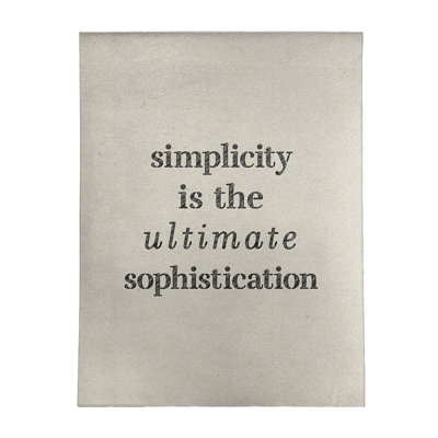 Tapis en chenille de polyester simple et sophistiqué Quotes
