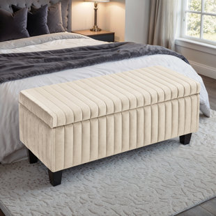 Melrose Upholstered Ottoman Storage Bench