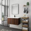 Meuble-lavabo flottant moderne de 36 pouces avec portes et évier à fermeture en douceur, conception peu encombrante pour des salles de bain élégantes-560928090