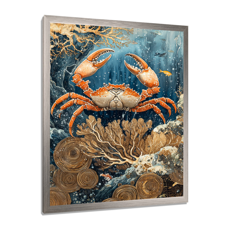 Aulene - Animals Wall Art Living Room, H 40 po x l 30 po, Reproduction encadrée d'une seule photo, Argent argent