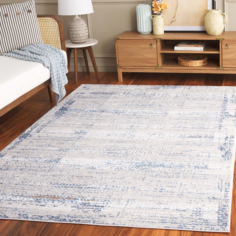 Nurit Performance Abstract Rug, Rectangle 5'3" x 7'6"
