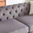 61.25-Inch Deluxe Velvet Sofa With Chesterfield Tufted Buttons, 2 Pillows, And Metal Feet For Elegant Living Spaces-818934497-818934499-818934300