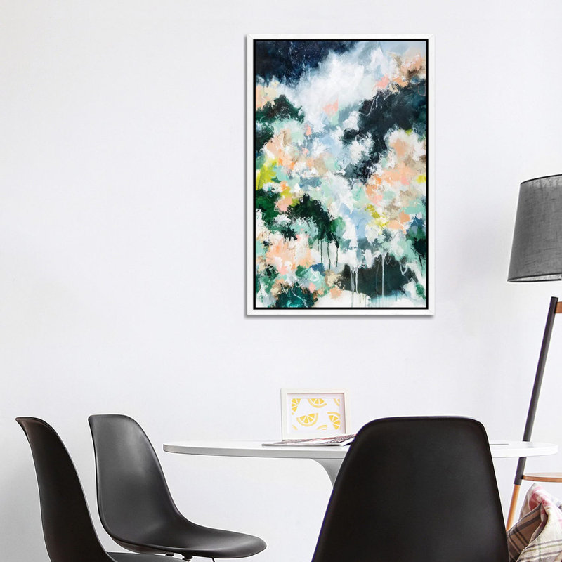 Secret Garden 1 Piece Painting on Canvas, 101.6 cm H x 66.04 cm W, White Framed