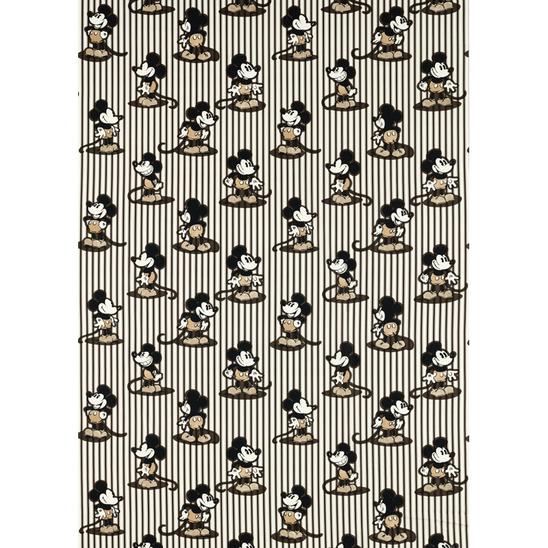 Mickey Stripe Fabric, Humbug