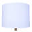 Ahylin 1 Light Table Lamp With Matte Black Finish And White Shade