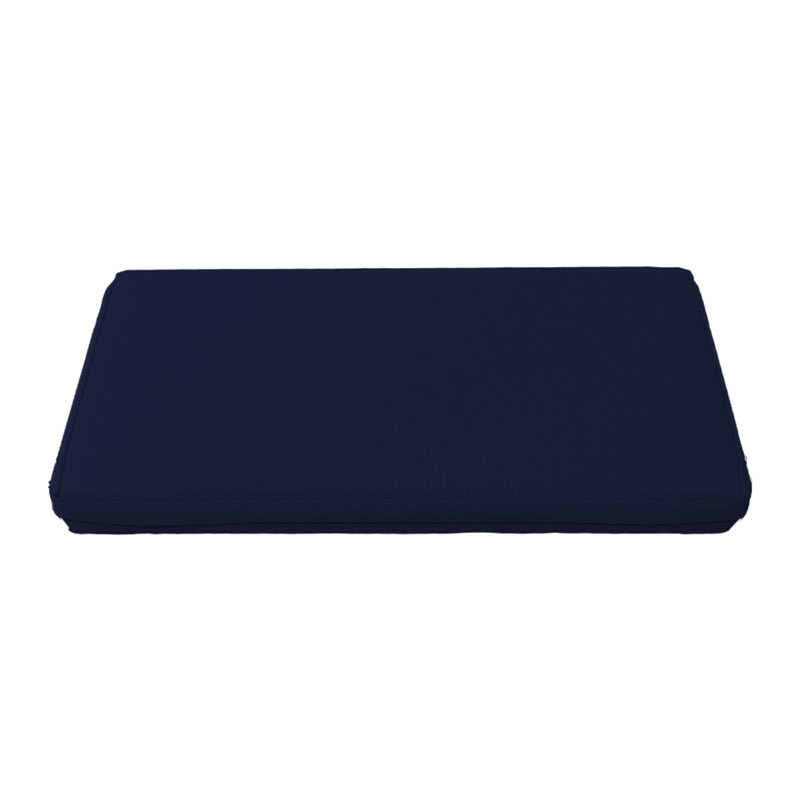 Polyester Box Cushion Sofa Slipcover, 45.7cm H x 104.1cm W x 10.2cm D, Navy Blue Polyester