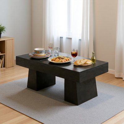 Wooden Coffee Table,Rectangular Greeting Table,Center Table