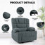 Fauteuil inclinable avec massage et vibration chauffante
