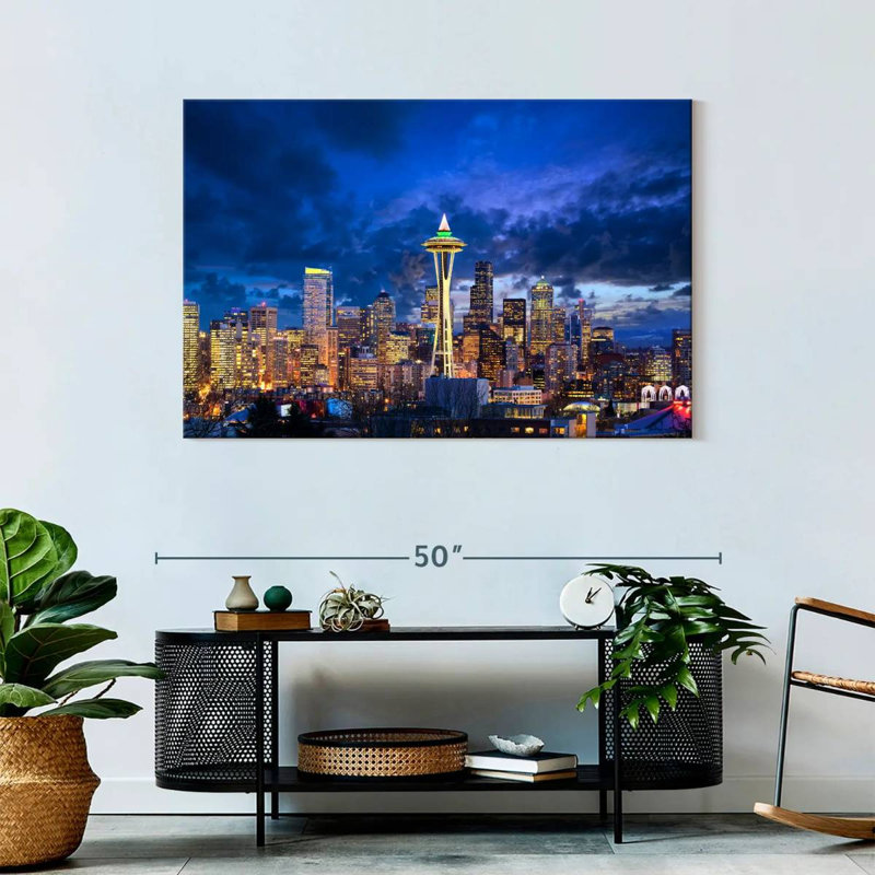 Sireci Space Needle Standout, 30" H x 45" W