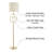 Rabecka 62 " Traditional Floor Lamp
