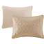 Couvre-lit plissé 3 pièces en coin kaki très grand - Microfibre unie, rembourrage à 100%, taille de protection à l'intérieur, face et dos, rembourrage, couture de boîte, preuve-121313449-121313444