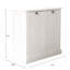 Armoire de trieur de linge inclinable à deux compartiments-1720419742