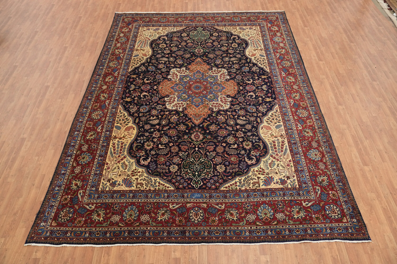 Astoria Grand Vegetable Dye Traditional Large Rug 11x15 | Wayfair