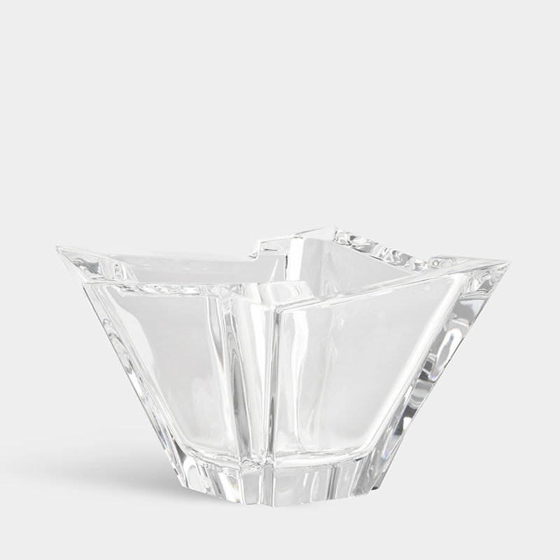 Glacial Crystal Decorative Bowl, Small (3.25" H x 4.75" W x 4.75" D)