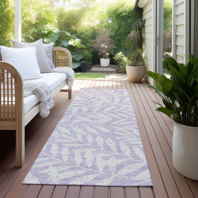 Malek Washable Floral Indoor / Outdoor Rug