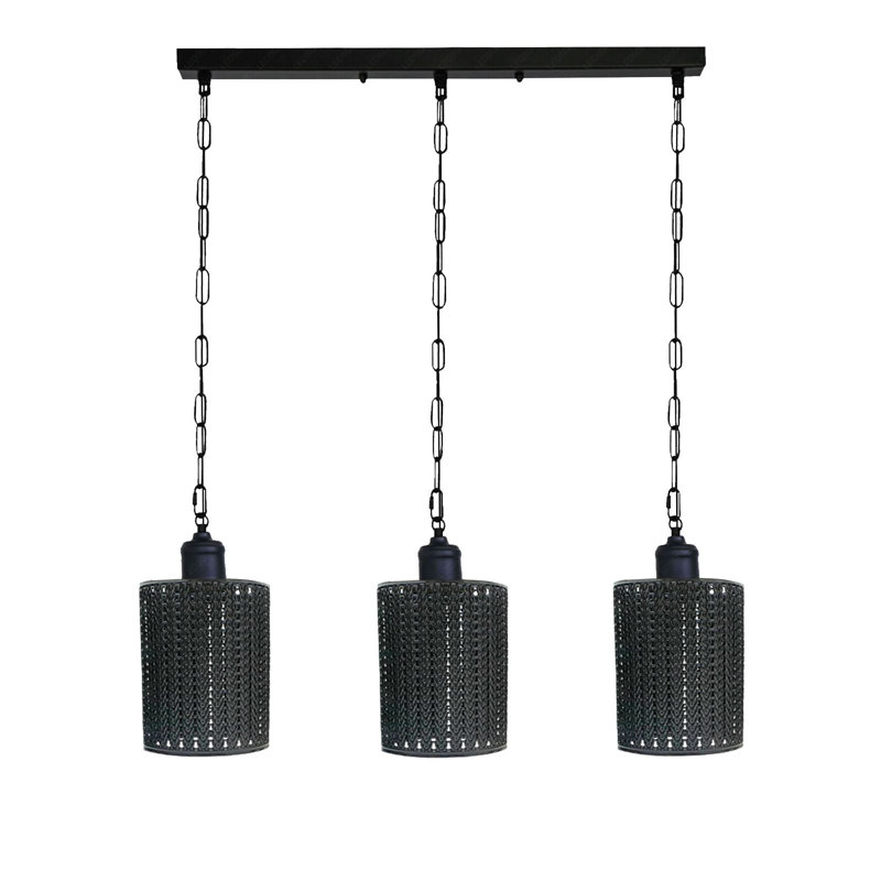 Chonie 3 - Light Kitchen Island Pendant, Yes, Black