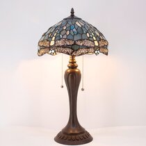 Blue Tiffany desk lamp