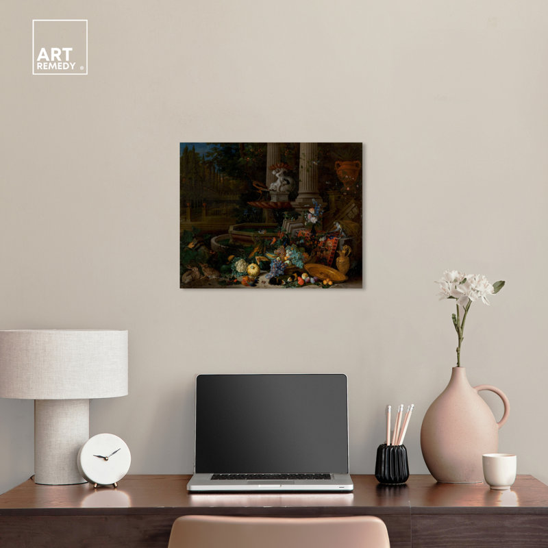 Vintage Still Life Banquet Canvas Wall Art, 20" x 16"
