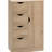 Bathroom Floor Cabinet, In Oak - 4 Drawers And Door For Space Optimization Cabinet With Door, Functional Storage