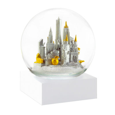 NYC Silver Snow Globe