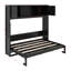 Lit escamotable double avec armoires de rangement