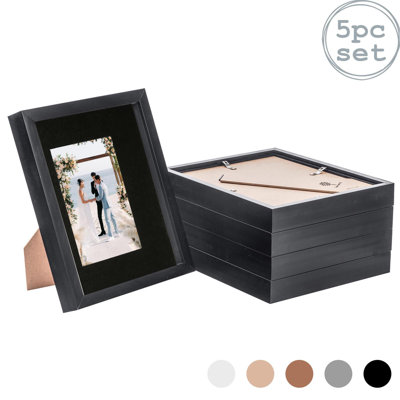 Nicola Spring - 3D Box Photo Frames - 8 x 10" with 4 x 6" Mount