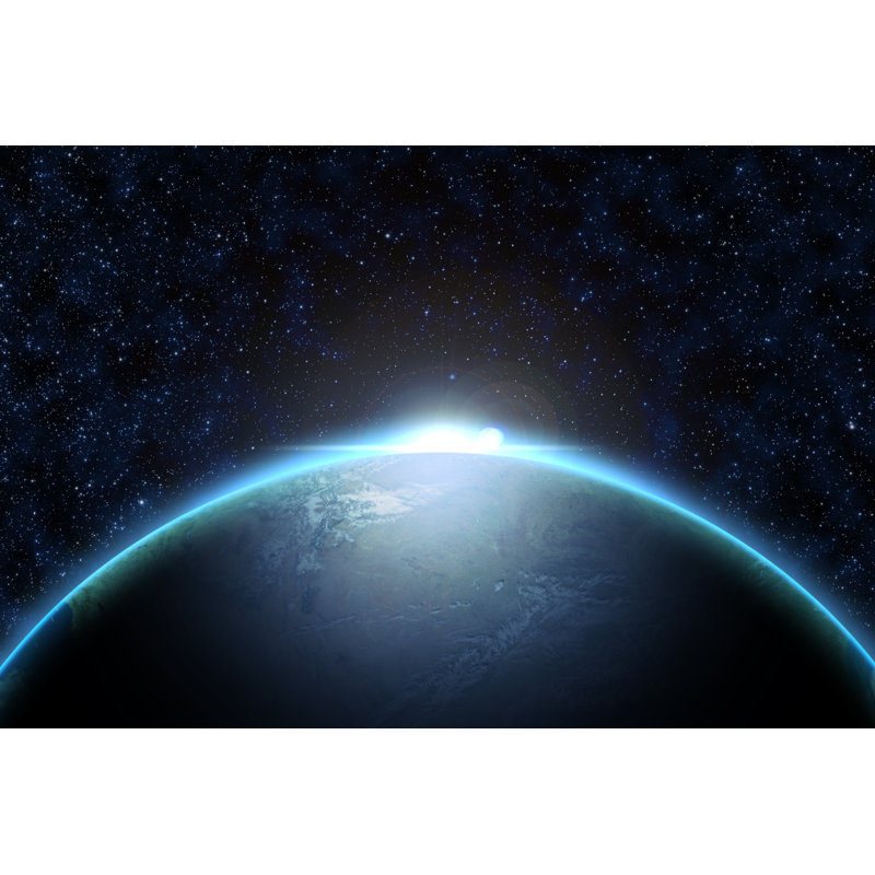 Earth - Wrapped Canvas Print, 61cm H x 91cm W x 3.8cm D