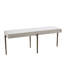 Laforge Bench-Antique Gold w/Muslin Cushion-Lg