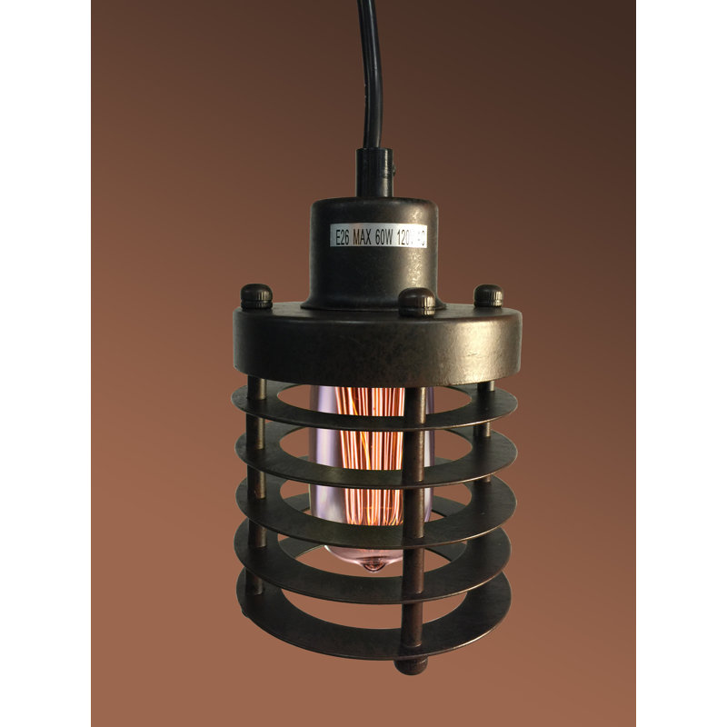 Luminaire suspendu 1 lumière noir Mazzone