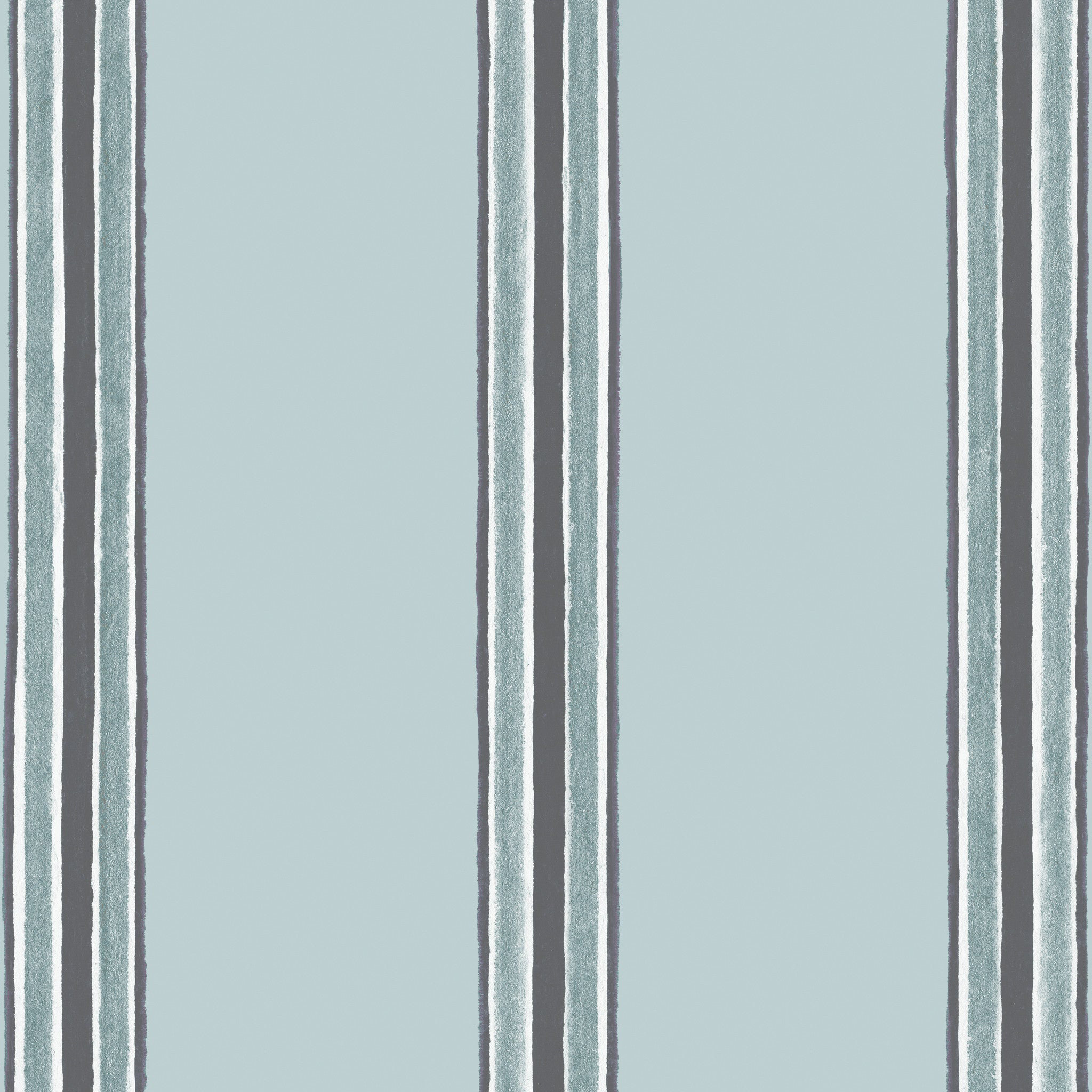 Oliver Navy Simple Stripe Wallpaper - Blue - A-Street Prints