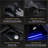 62.2"Power Recliner 2 PC Made Withtop-Grain Nappa,Fully Adjustable Relaxation,Smart Charging,Dynamic RGB LED Lighting,BLACK