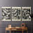 Abstract  Series  CCXLI  -Premium Gallery Wrapped Canvas Set -Ready to Hang-102399269